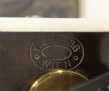 Ebeling Wien Präpariermikroskop: Signatur