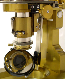 R. Fuess Steglitz bei Berlin Mikroskop No. 545, Polarisator