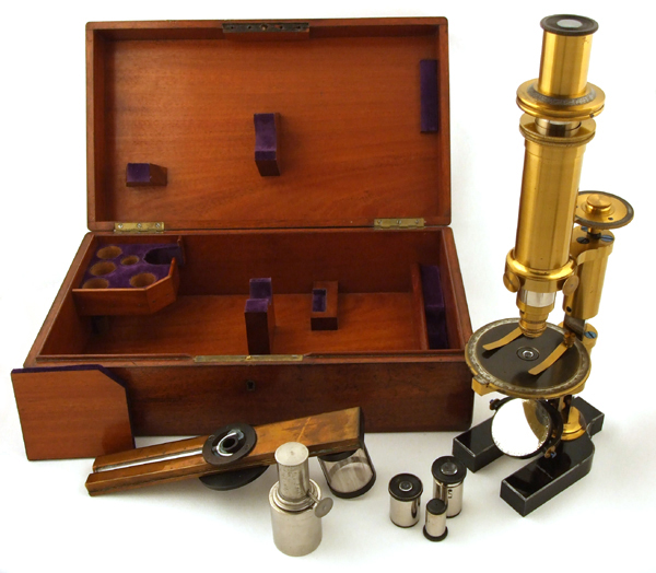 Petrografisches Mikroskop nach Fuess - Rosenbusch, R. Fuess Berlin um 1880