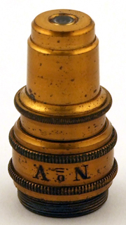 Mikroskop Objektiv Nr. V, E. Gundlach Berlin um 1869