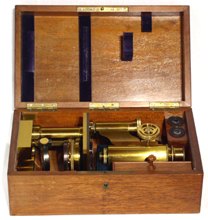 Mikroskop Dr. E. Hartnack Potsdam #24312 im Kasten