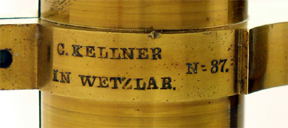Mikroskop C. Kellner in Wetzlar No. 87