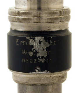 Ernst Leitz Wetzlar: Minor Klein - Mikroskop Signatur