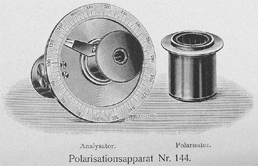 Polarisationsapparat Nr. 144, Katalog Nr. 40 von Ernst Leitz Wetzlar 1902