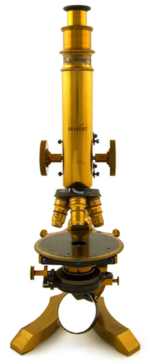 Mikroskop von Seibert & Krafft Stativ Nr.2, Seriennummer 3506