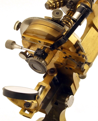 Polarisationsmikroskop nach C. Klein von Voigt & Hochgesang: Beleuchtungsapparat