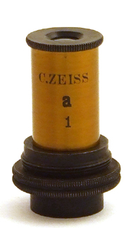 Mikroskop Stativ Vb, Carl Zeiss Jena Nr. 5657: Objektiv a1