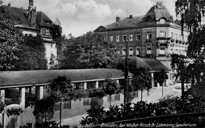 Bad Weißer Hirsch, Dresden. Dr. Lahmanns Sanatorium
