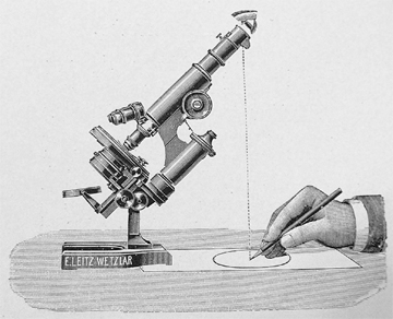 Zeichenokular aus: Mikroskope und Nebenapparate; Ernst Leitz, Optische Werkstätte Wetzlar; Nr. 40; 1902 