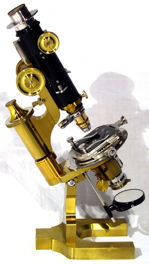 R. Fuess Steglitz bei Berlin Mikroskop No. 545