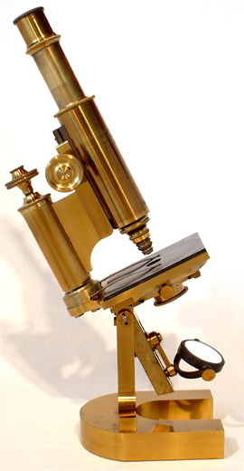 Großes Hufeisen-Mikroskop Hartnack & Prazmowski #12498