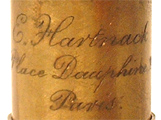 Signatur von Hartnack 7398