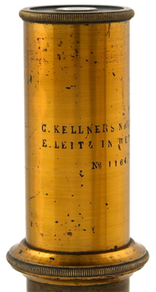 Mikroskop C. Kellners Nachfolger E. Leitz in Wetzlar No. 1164: Signatur
