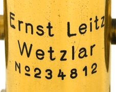 Ernst Leitz Erzmikroskop MOP # 234812: Signatur