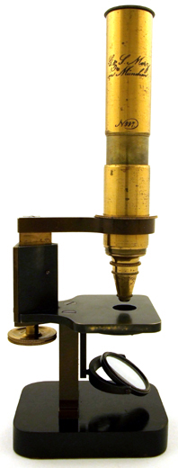 kleines Mikroskop von G. & S. Merz in München, No. 997