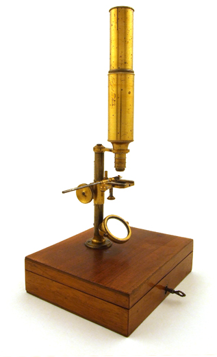 S. Plössl in Wien: Taschenmikroskop um 1835