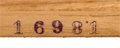 Mikroskop Paul Waechter #16981: Seriennummer im Kasten